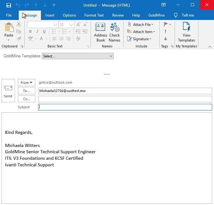 Outlook Email Signature Not Showing In Outlook Email When Using Use 