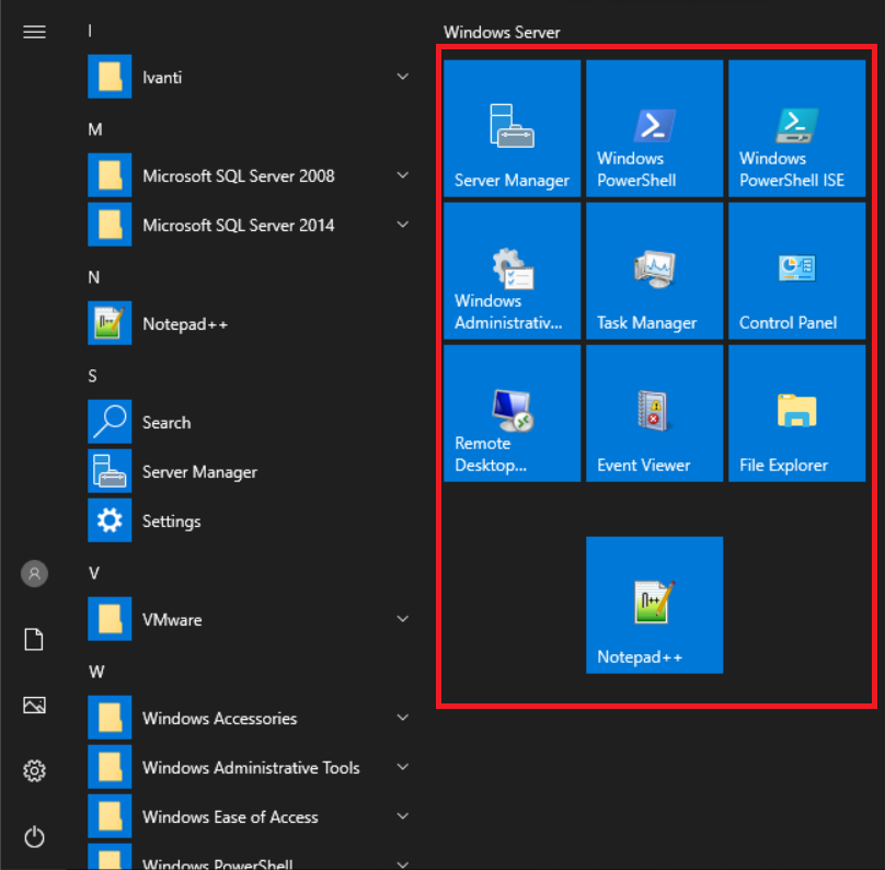 Start Menu Pinned Item For Applications That Are Not Installed Are