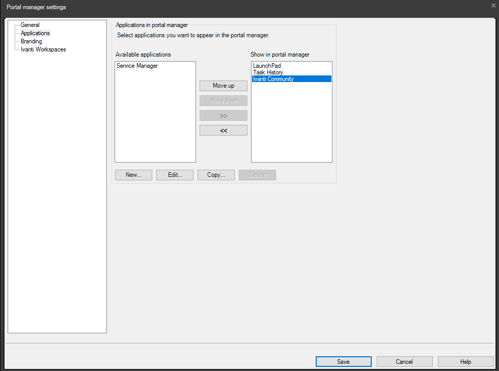 How To: Display Web Pages in Portal Manager