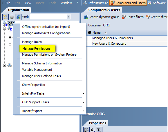 How to add role permissions to DSM Console Users in the Manage Users ...