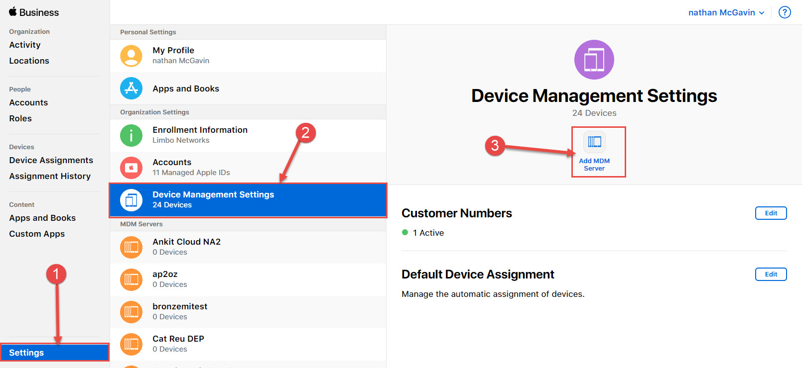MobileIron Cloud Apple Business Manager Device Enrollment Configuration
