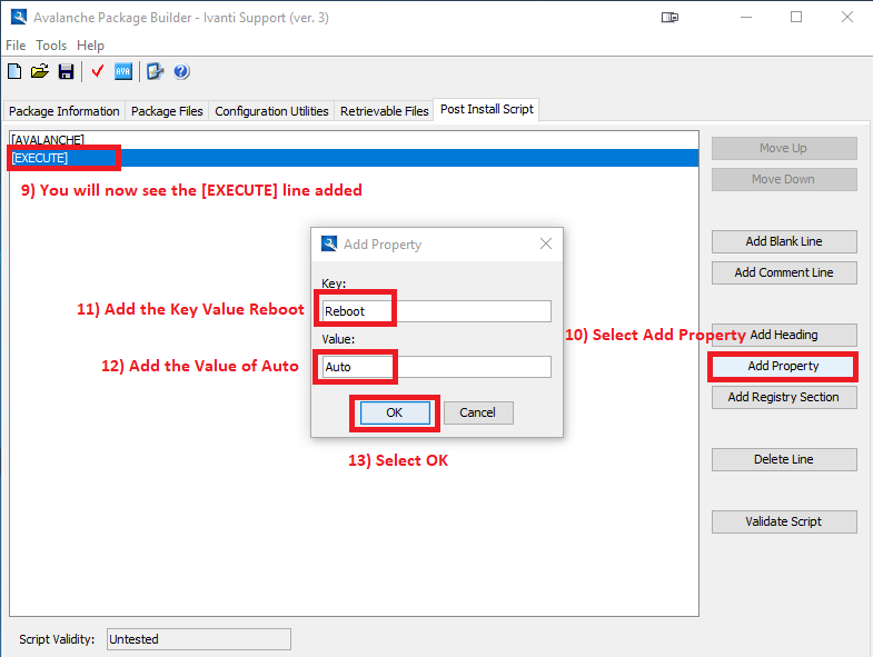 Guide Avalanche Creating a package to Cold Boot a Device remotely