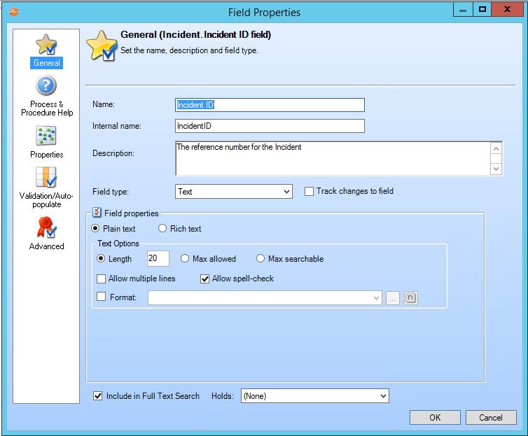 "No Records Found" message when using Quick Search field