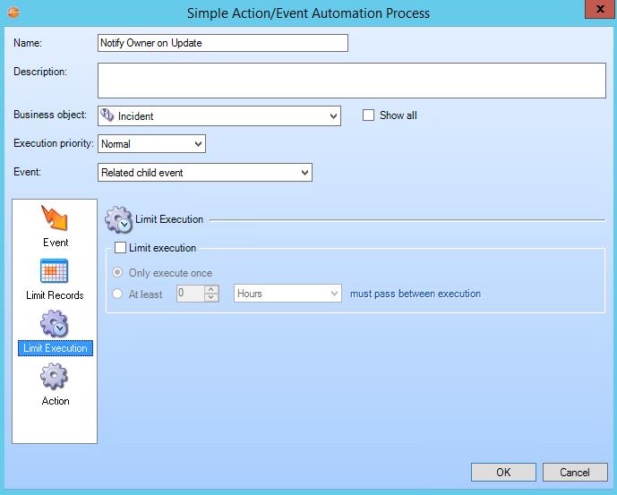 How can you notify the Incident Owner when the Incident has been updated?