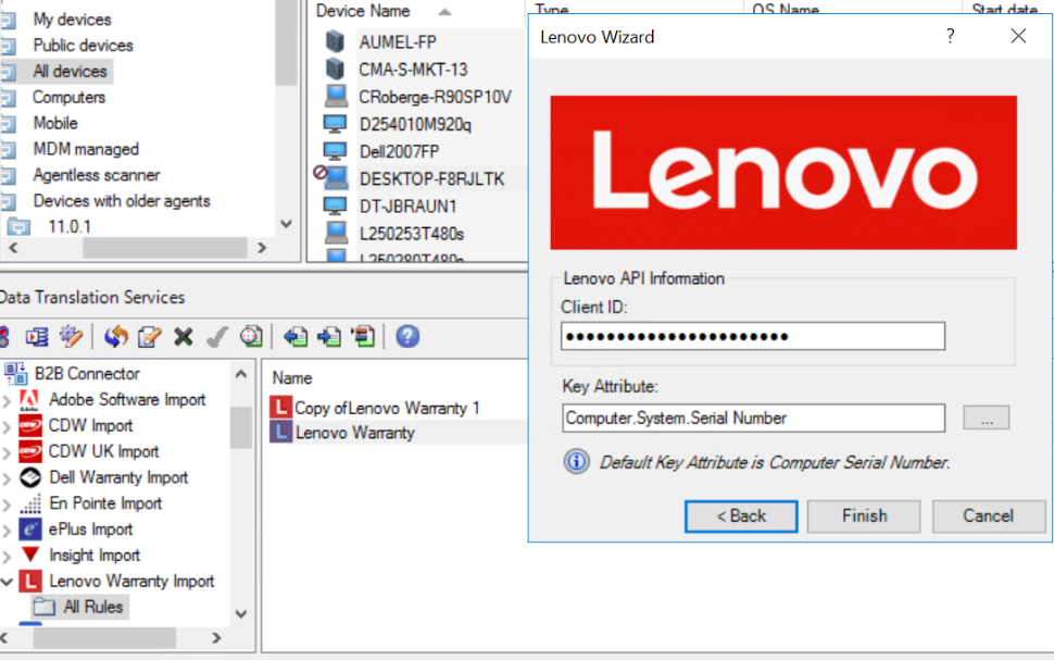 How to Configure Lenovo Warranty B2B Rule in EPM Data Analytics