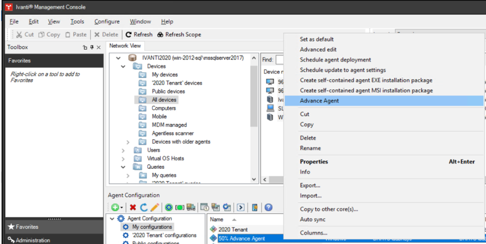 How to Create and Deploy an Advance Agent