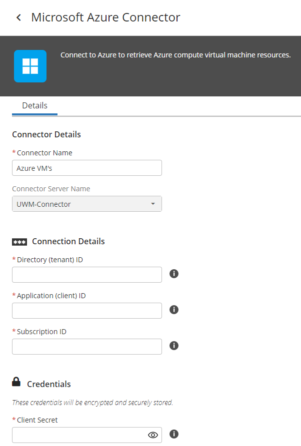 How to setup the Azure Connector