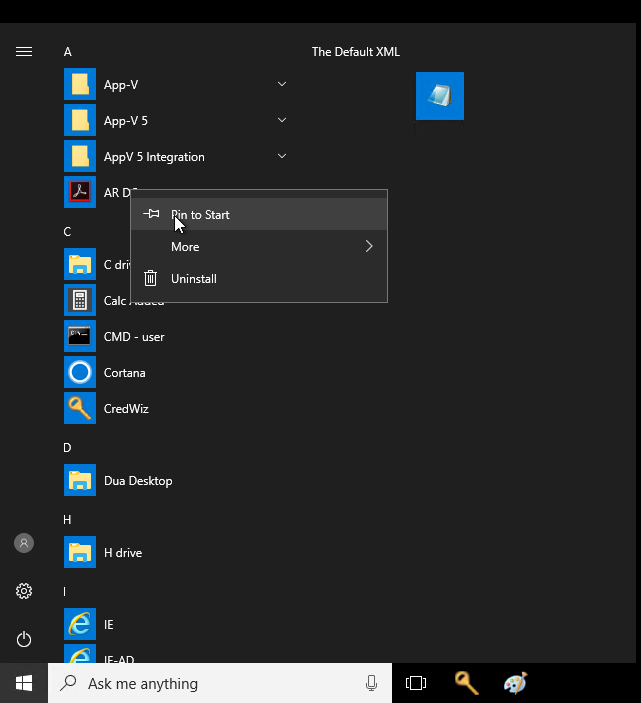 HOWTO Create a default tile layout and use it as the DefaultTileLayout