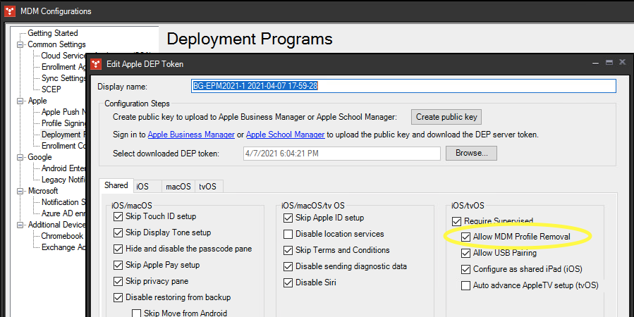 How To: Prevent DEP device profiles from being removed