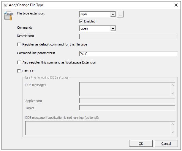 Windows Media Player does not open a linked MP4 file from a presentation