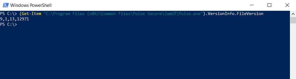 KB45306 - How to check the version of Pulse Secure Desktop Client using ...