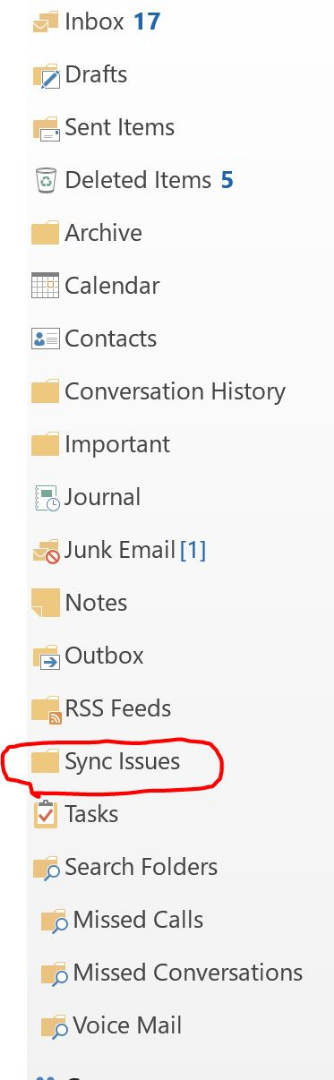 sync-issues-folder-is-showing-within-outlook-and-goldmine-error-not