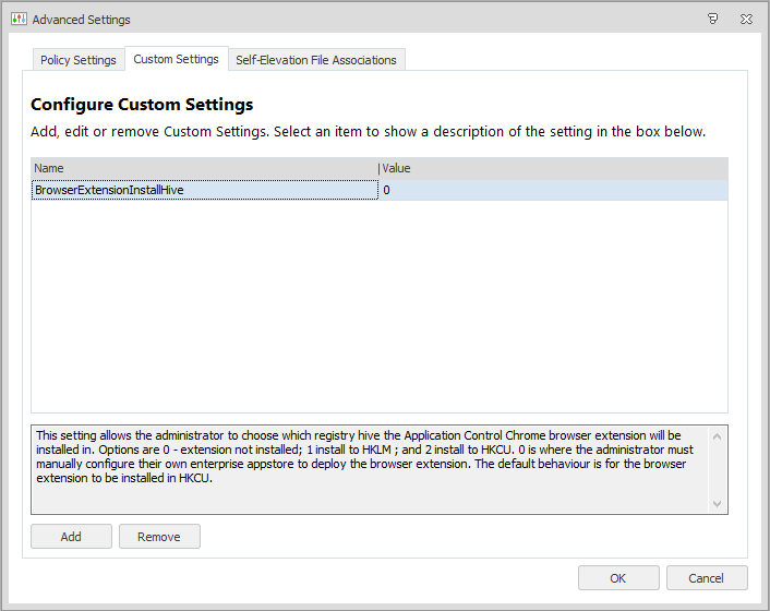 How to Disable the Application Control URL Redirection Extension
