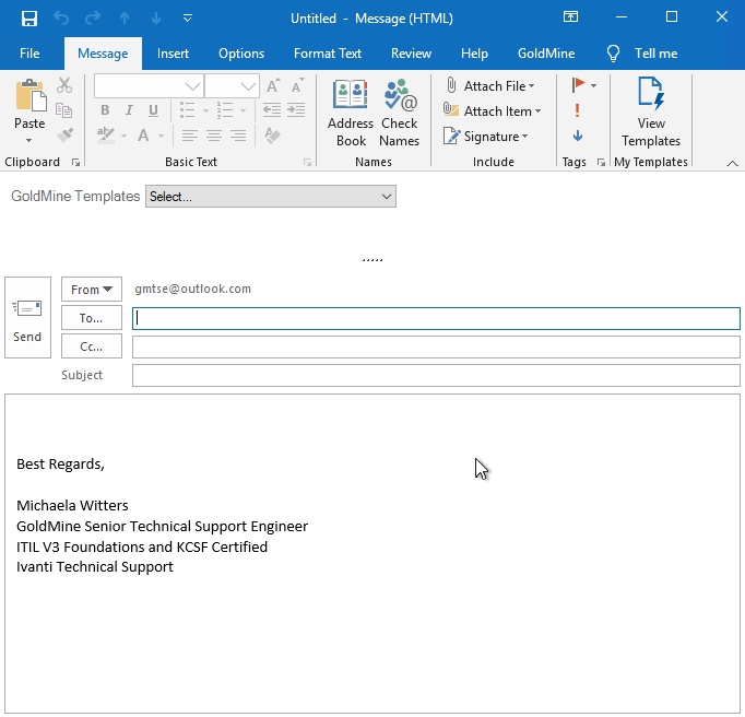 Outlook Email signature not showing in Outlook email when using Use ...