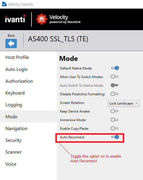 Velocity 2.1.5+ Auto Reconnect