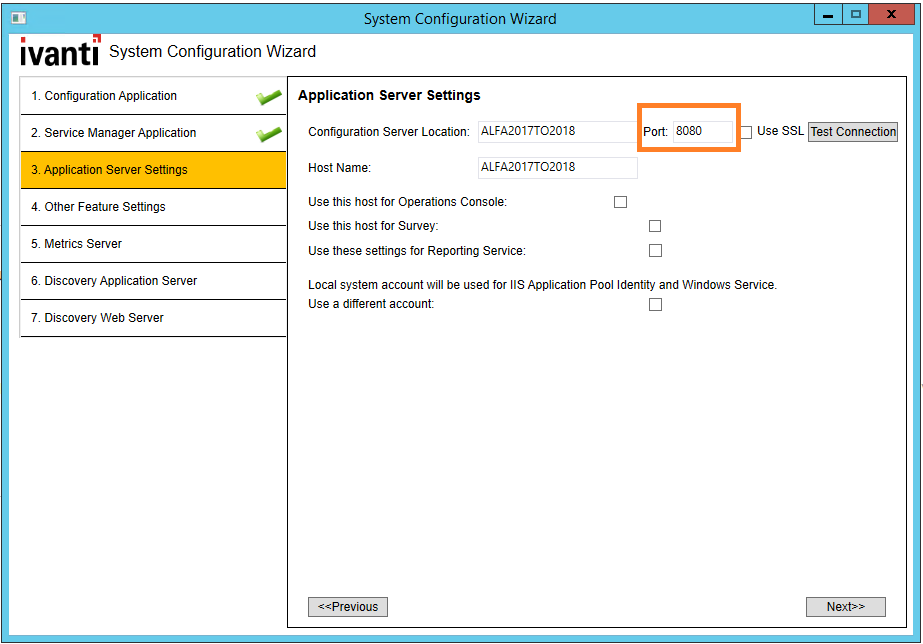 How To Connect to ISM over http using different port than 80