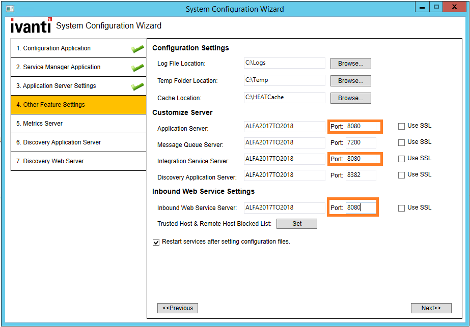 How To Connect to ISM over http using different port than 80