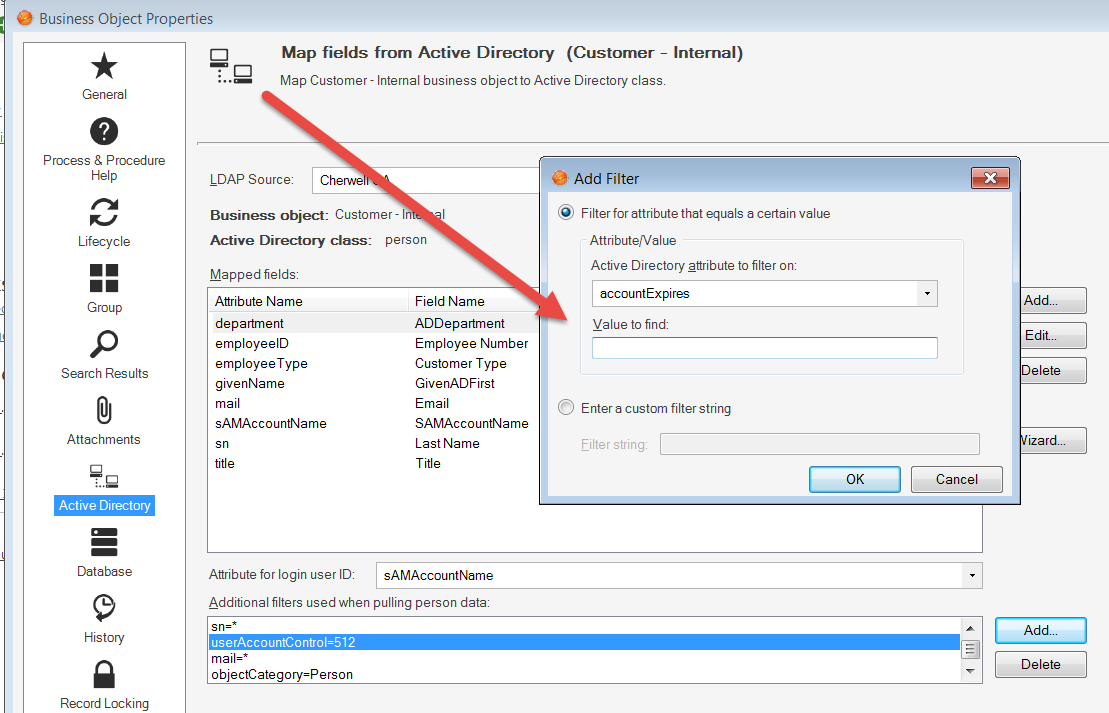 Multiple filters for Active Directory LDAP import