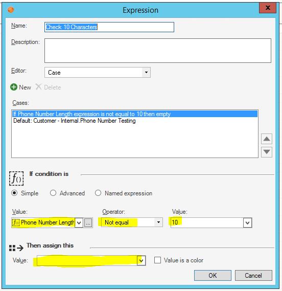 How to have a field require a certain number of characters