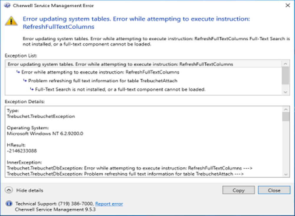 error-updating-system-tables-error-while-attempting-to-execute