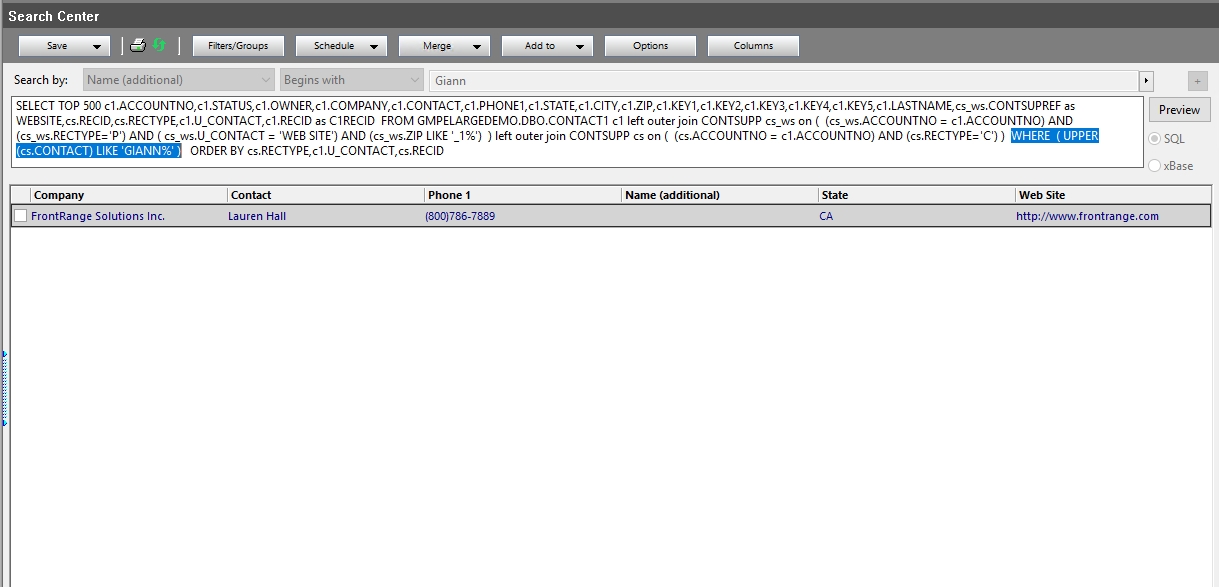The multipart identifier 