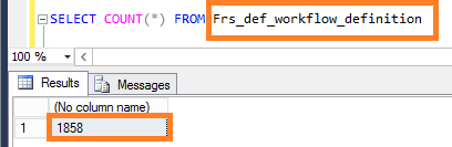 How To: How workflows looks like in SQL database.
