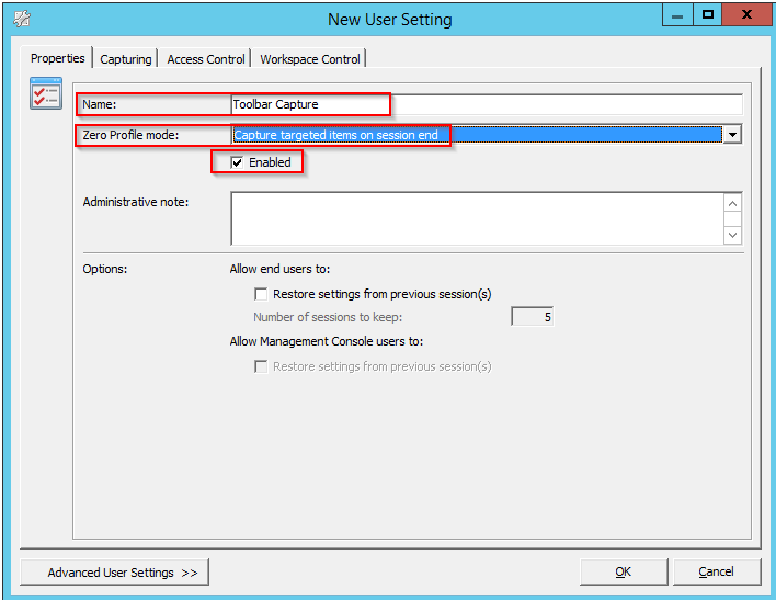HOWTO: Capture the Microsoft Windows taskbar with User Settings