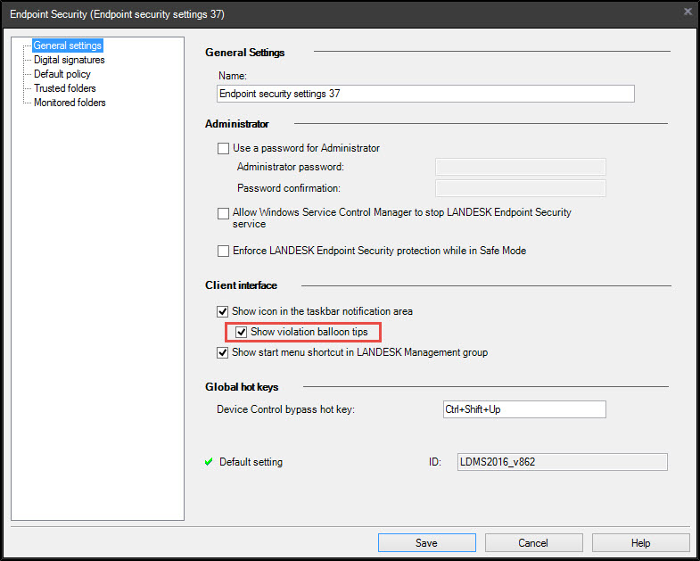 How To Disable End User Messages On An Endpoint Security Client