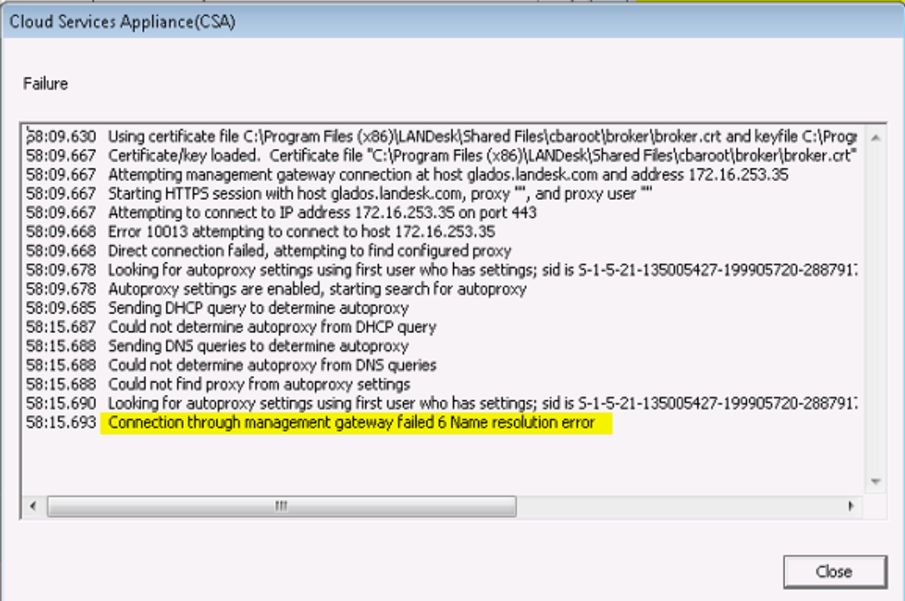 Troubleshooting BrokerConfig.exe “Send Request” and “Test” Failures From Client Connecting